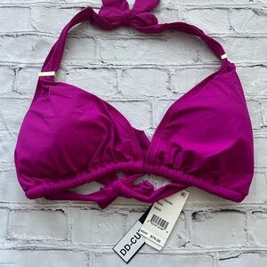 La Blanca Magenta Bikini Top